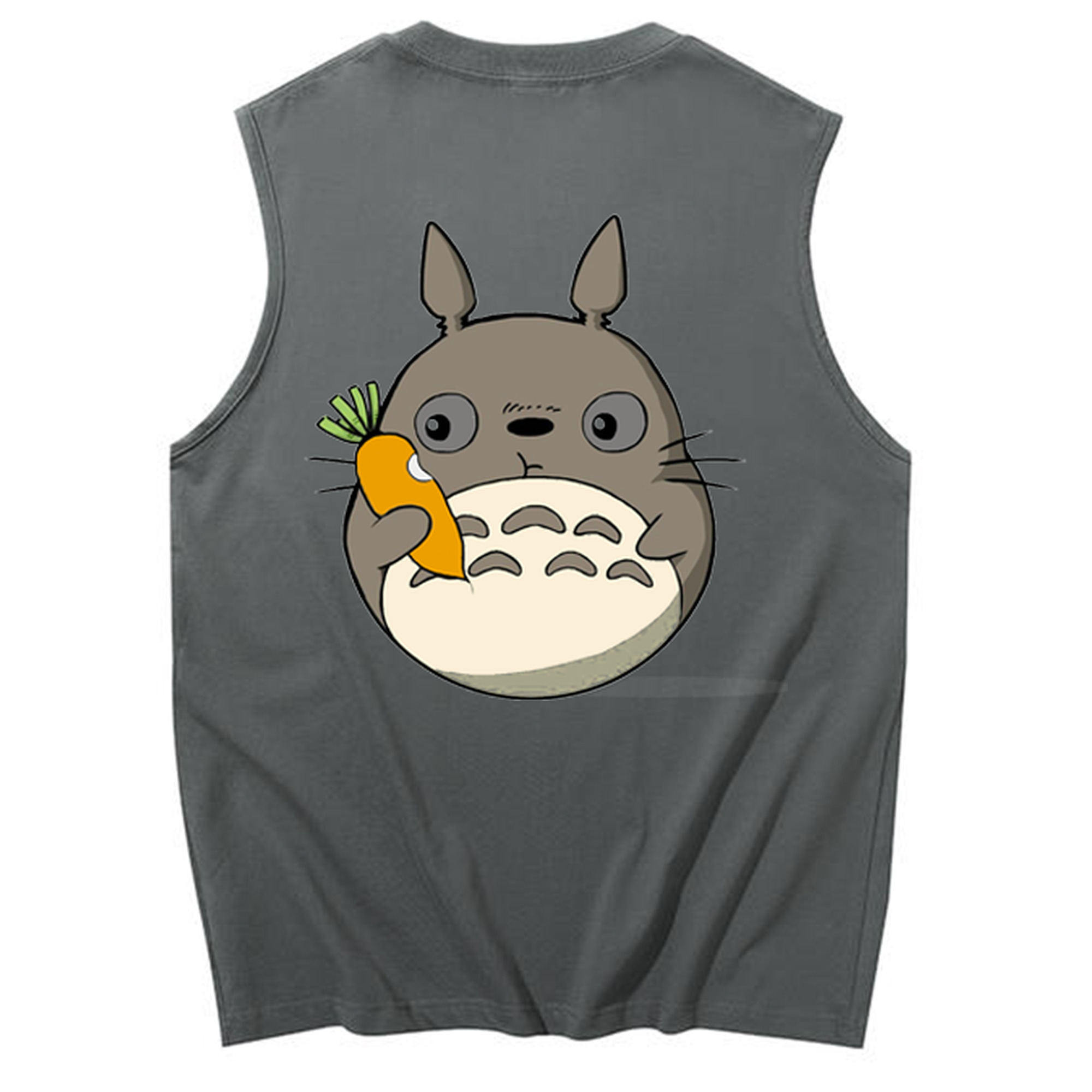 （画像用） となりのトトロ 草壁メイ 草壁サツキ My Neighbor Totoro Satsuki Kusakabe Mei Kusakabe コットン100％タンクトップ（背面プリント）